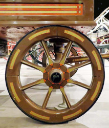 ca. 1825 american hydraulic company rotary pumper wheel  