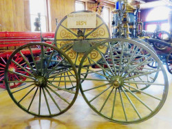 1854 hand drawn hose cart 1