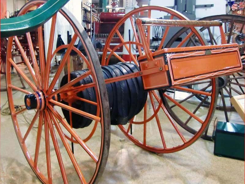 c.1865 charles e. hartshorn hose cart