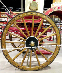 1872 steiner horse drawn chemical engine wheel