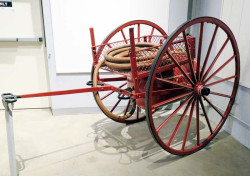 ca. 1890 chicago fire extinguisher co. chemical cart