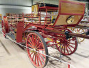 1908 pirsch horse drawn city service ladder wagon