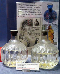 cut glass grenades extinguishers