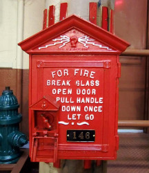 gamewell fire alarm box date unknown