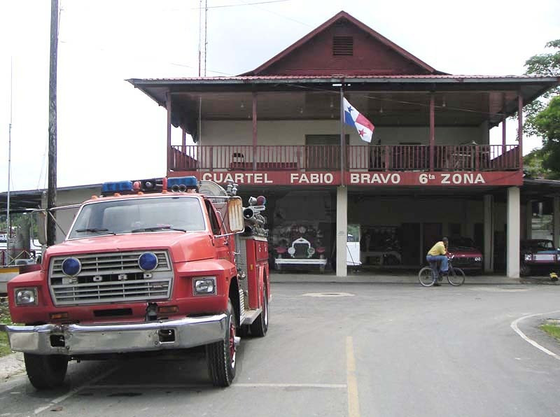 fabio bravo fire station in bocas del toro panama