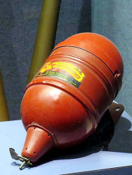 metal housing for chemical fire extinquisher ca. early s