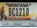 montana firefighters license plate